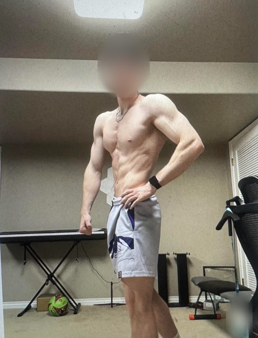 Jake after 4 weeks of coaching, front pose