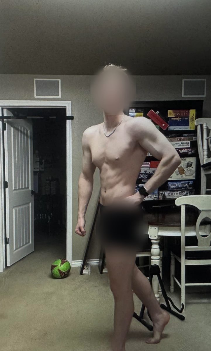 Jake before coaching, front pose